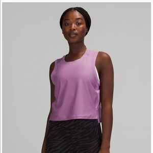 NWT Lululemon Mesh Back Cropped Train Tank